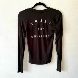 Spiritual gangster ribbed long sleeve XS